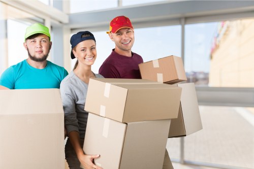 Careful moving practice during a residential removal