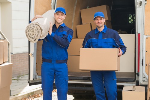 Safe and organised man and van service with secure handling