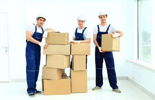 Commercial move support with a truck in South Kensington