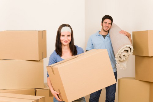 Careful handling of desks and equipment during an office relocation